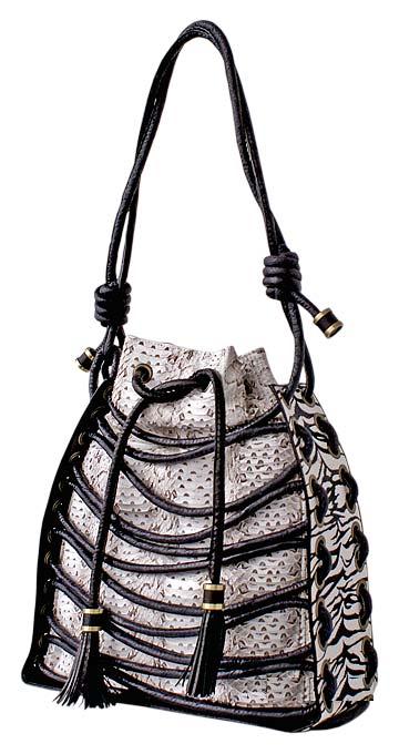 Сумка женская из кожи питона 003