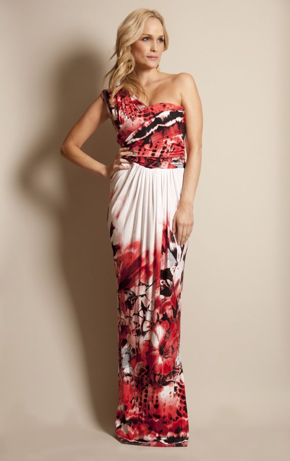 Evaline. Яркое платье с эффектным цветочным принтом