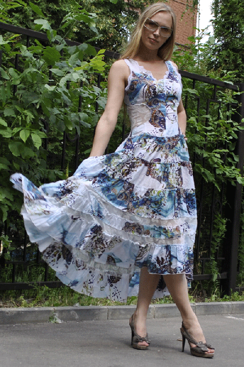 Летнее платье "Кружева"