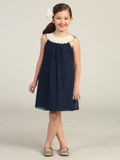 Стильное летнее детское платье