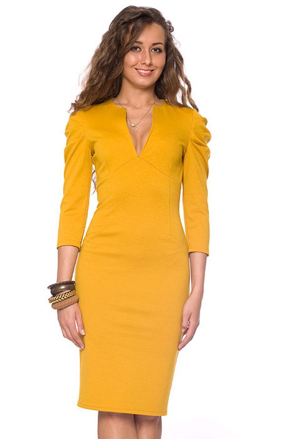 Платье «Золотистая осень» - неординарные идеи классического силу