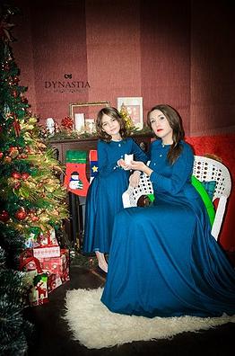 Женское платье "Синяя ночь"