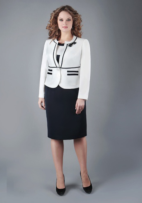 Костюм платье с жакетом. Изящество классики