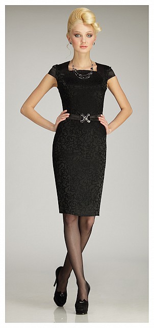 Роскошное черное платье