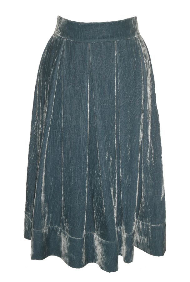Изысканная бархатная юбка