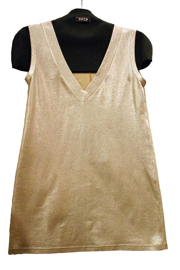 Короткая туника без рукавов