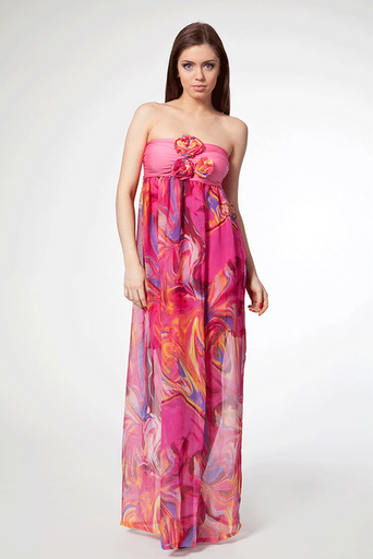 Шифоновое платье-сарафан "SELIN"