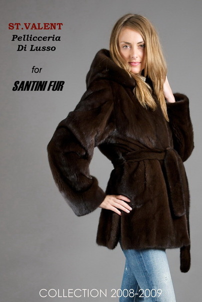 Норковая шуба-автоледи МАХАГОН