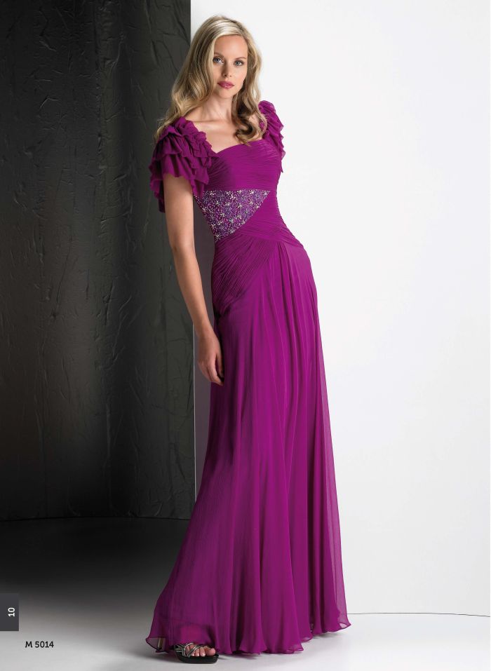 Шелковое вечернее платье