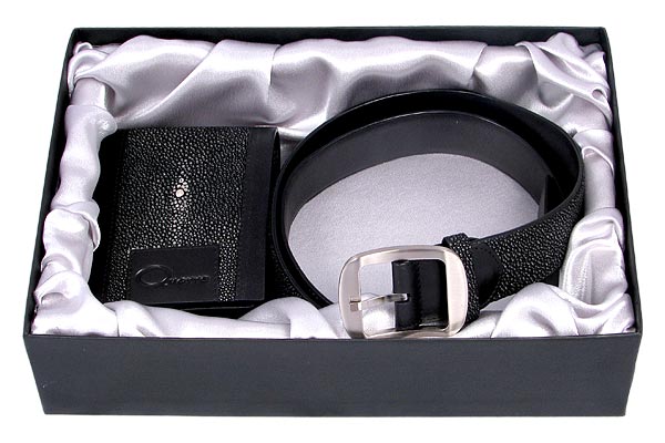 Подарочный набор для мужчин черный скат