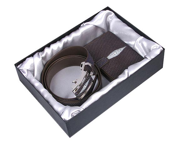 Подарочный набор для мужчин серо-фиолетовый