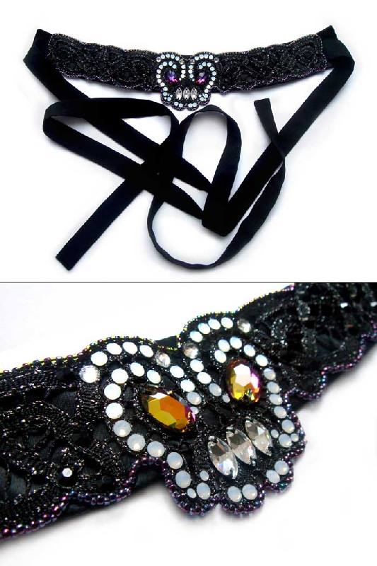 КОЛЬЕ "Scull Z" на лентах