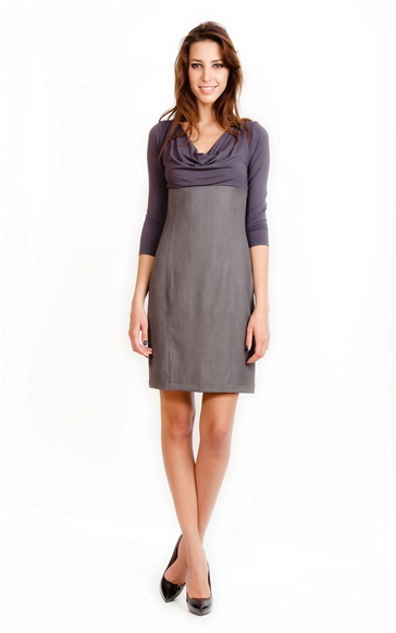 Комбинированное платье "Тихая нежность"