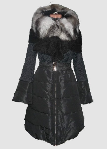 Пальто "Забава" с шарфом