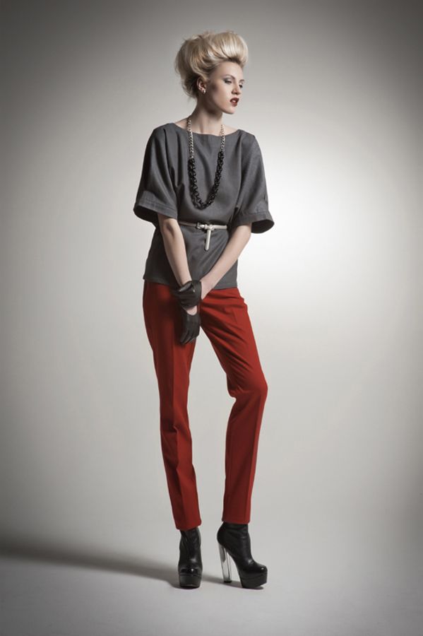 Изящная блуза с укороченными рукавами «летучая мышь»