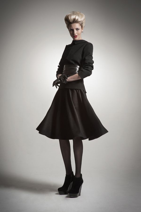 Грациозная юбка из шерсти