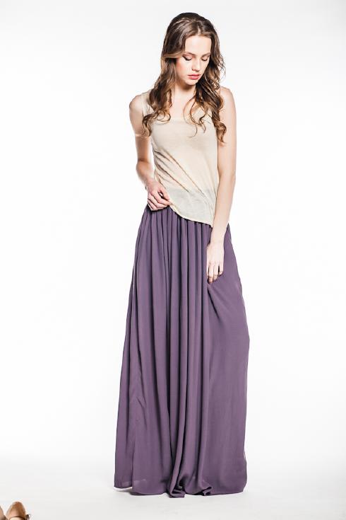 Юбка в пол из вискозы "Сумерки"