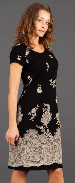 Платье с цветочным узором