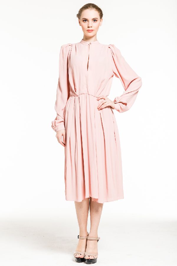 Розовое платье "Женственность"