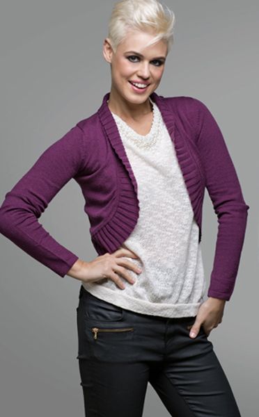 Болеро с оригинальными полочками