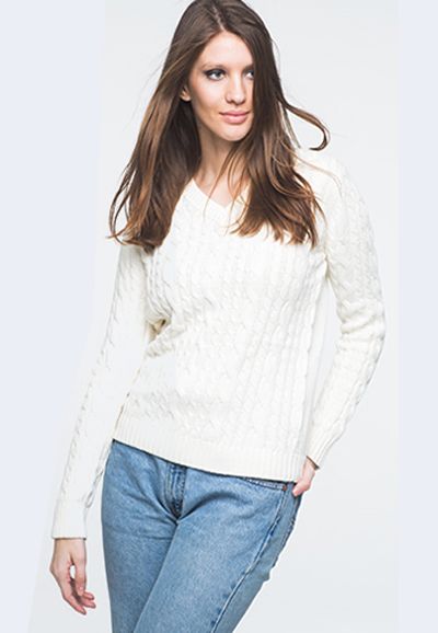 Джемпер "Ажурные косы"