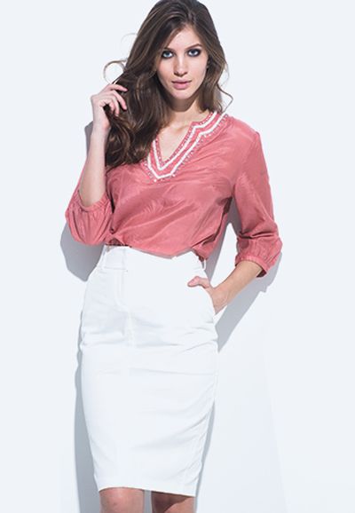 Изящная блуза в индийском стиле