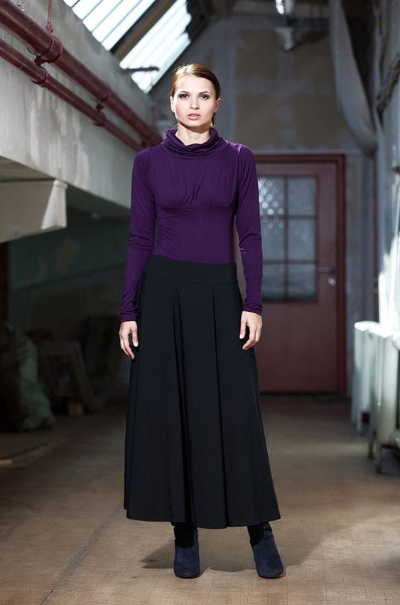 Юбка с изящными складками