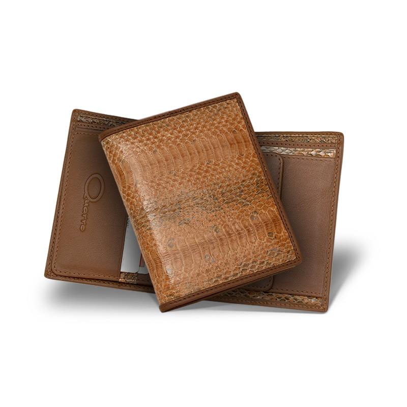 Кошелек мужской змея беж