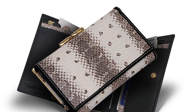 Женский кошелек "кофе с молоком"