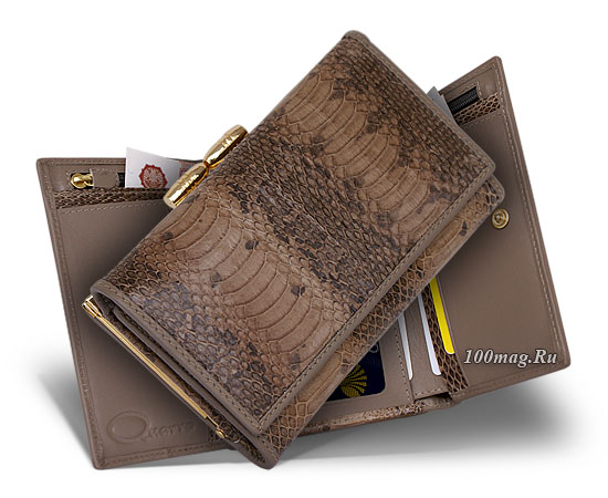 Женский кошелек змея