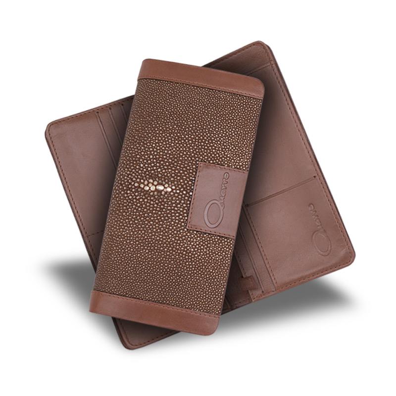 Портмоне мужское коричневое