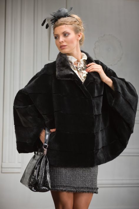 Шикарный жакет из щипанного бобра от Anna Zotoff
