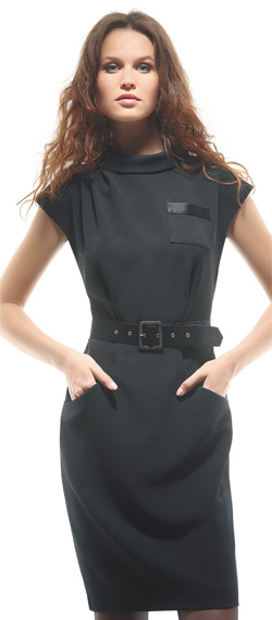 Строгое офисное платье