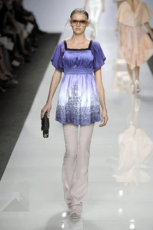 Платье-туника с вышивкой