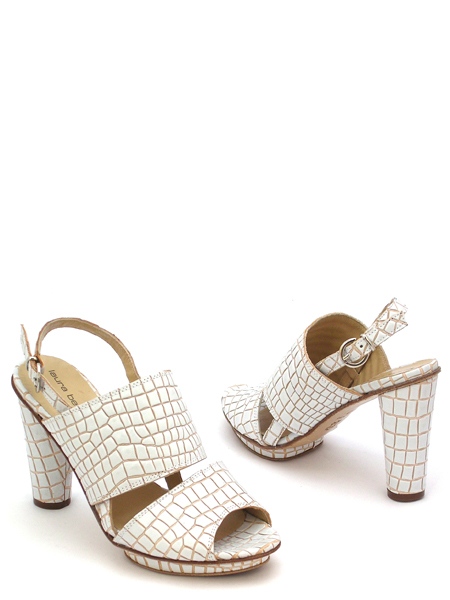 Босоножки "Белый Питон"