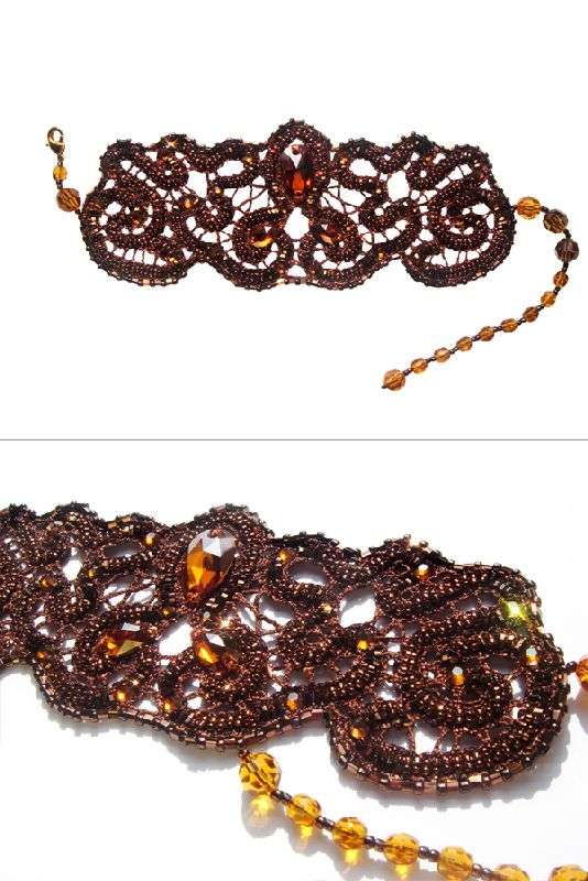 Браслет "Flower Copper"