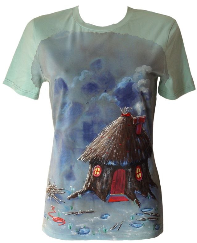 Футболка "Бурундук с камышами"