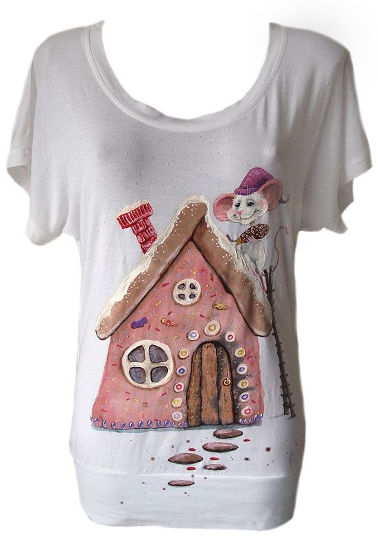 Авторская туника "Пряничный домик"