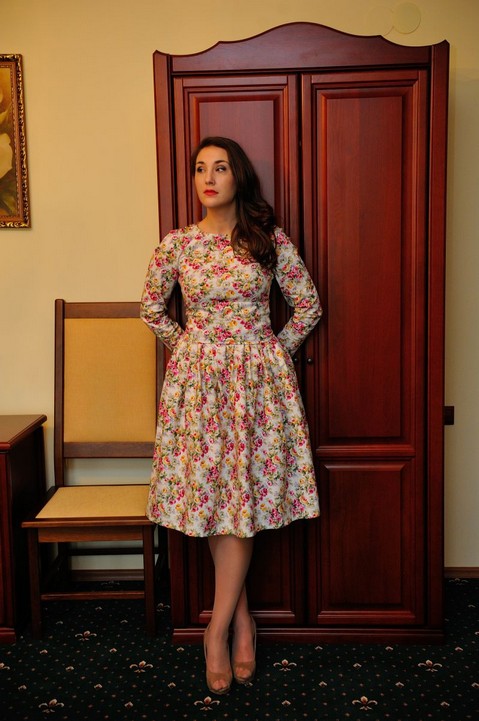 Платье женское "Цветочная сказка"