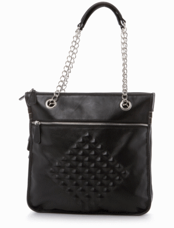 Сумка kover leather large shopper black