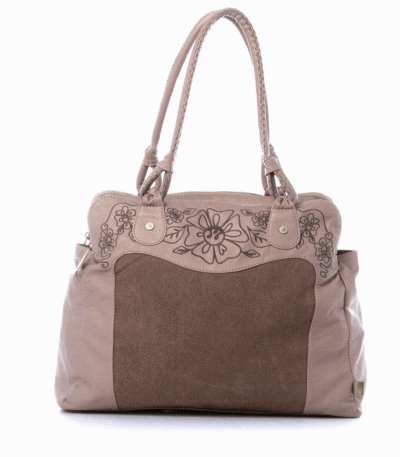 �����  kosmetic shopper brown