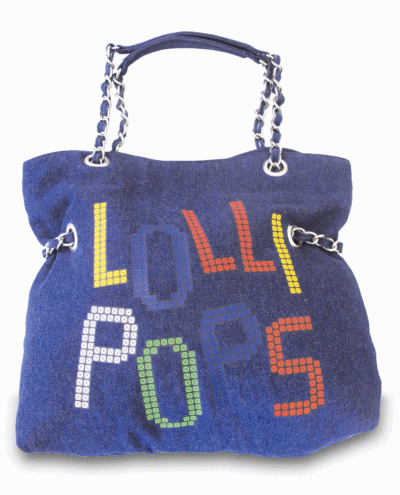 ����� klou small shopper denim retouche