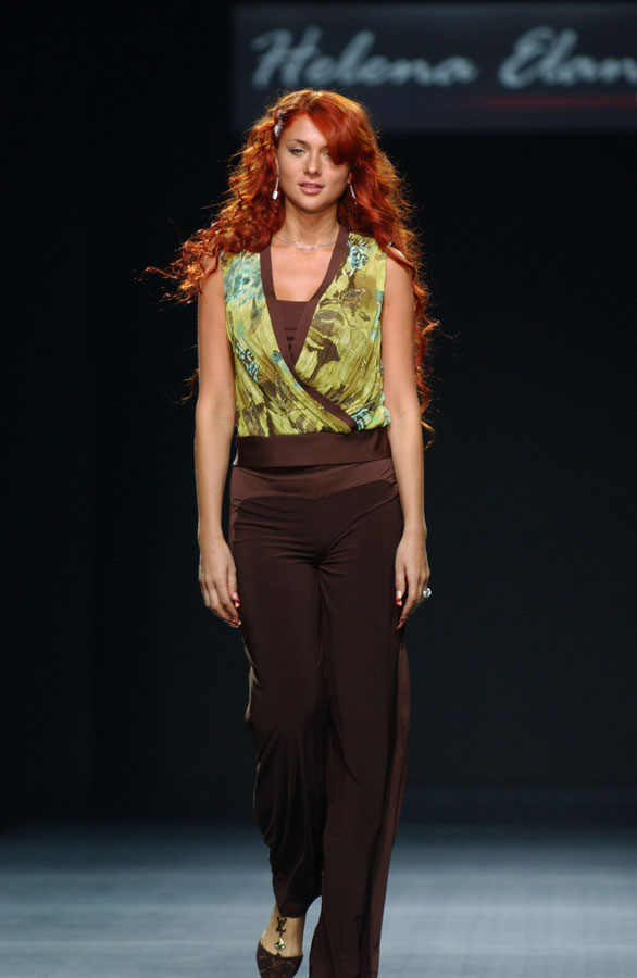 Двойная блуза с эффектом майки от Helena Elange