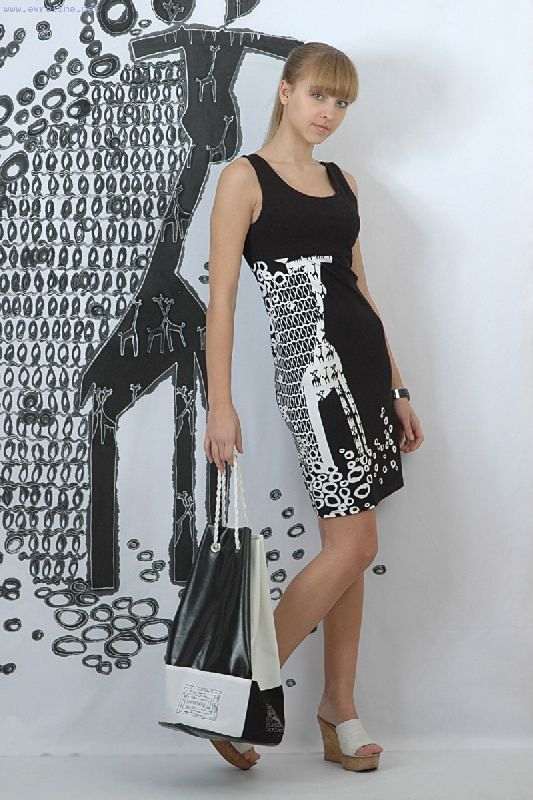 Летнее платье "Жирафы"