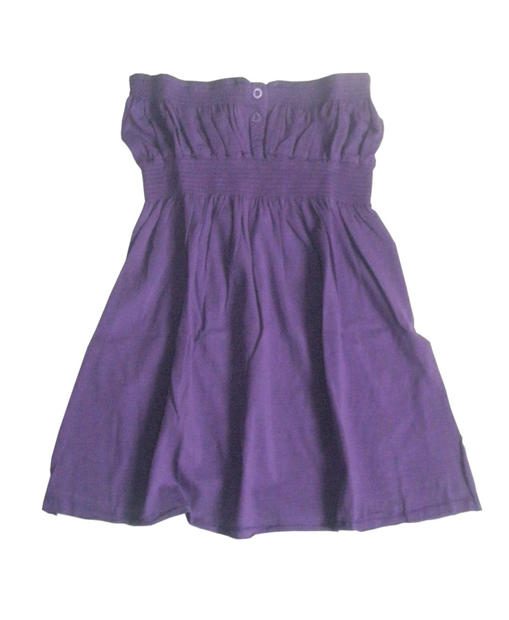 Фиолетовый топ на резинке