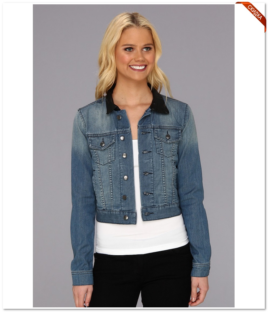 Купить джинсовые капри свободного покроя с фото