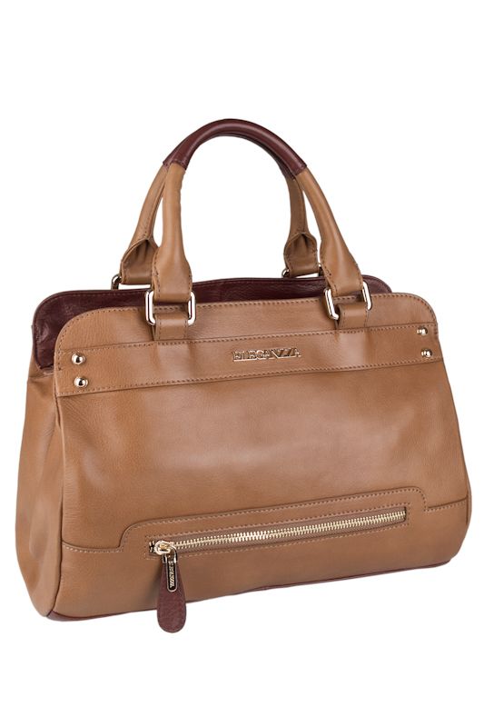 Сумка ELEGANZZA Z44 - 12125 apricot/brown