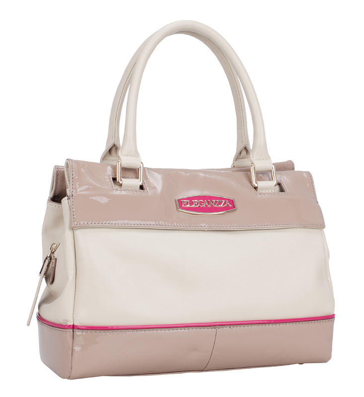Сумка ELEGANZZA Z1 - 3327 white/fuchsia/apricot