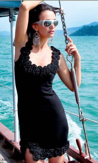 Летнее бирюзовое платье