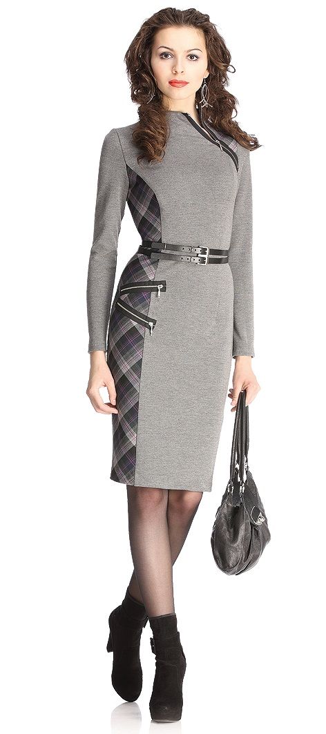 Трикотажное платье Инира